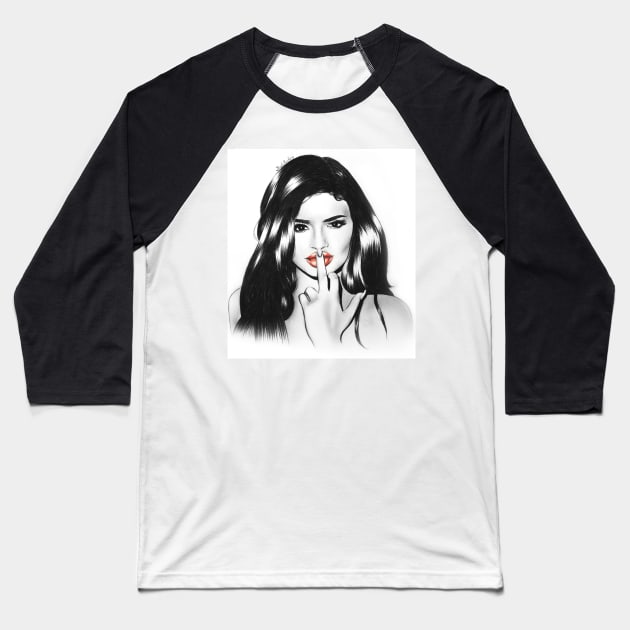 Kylie Baseball T-Shirt by srecking